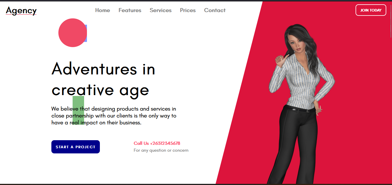 Agency Site (Basic Landing Page)